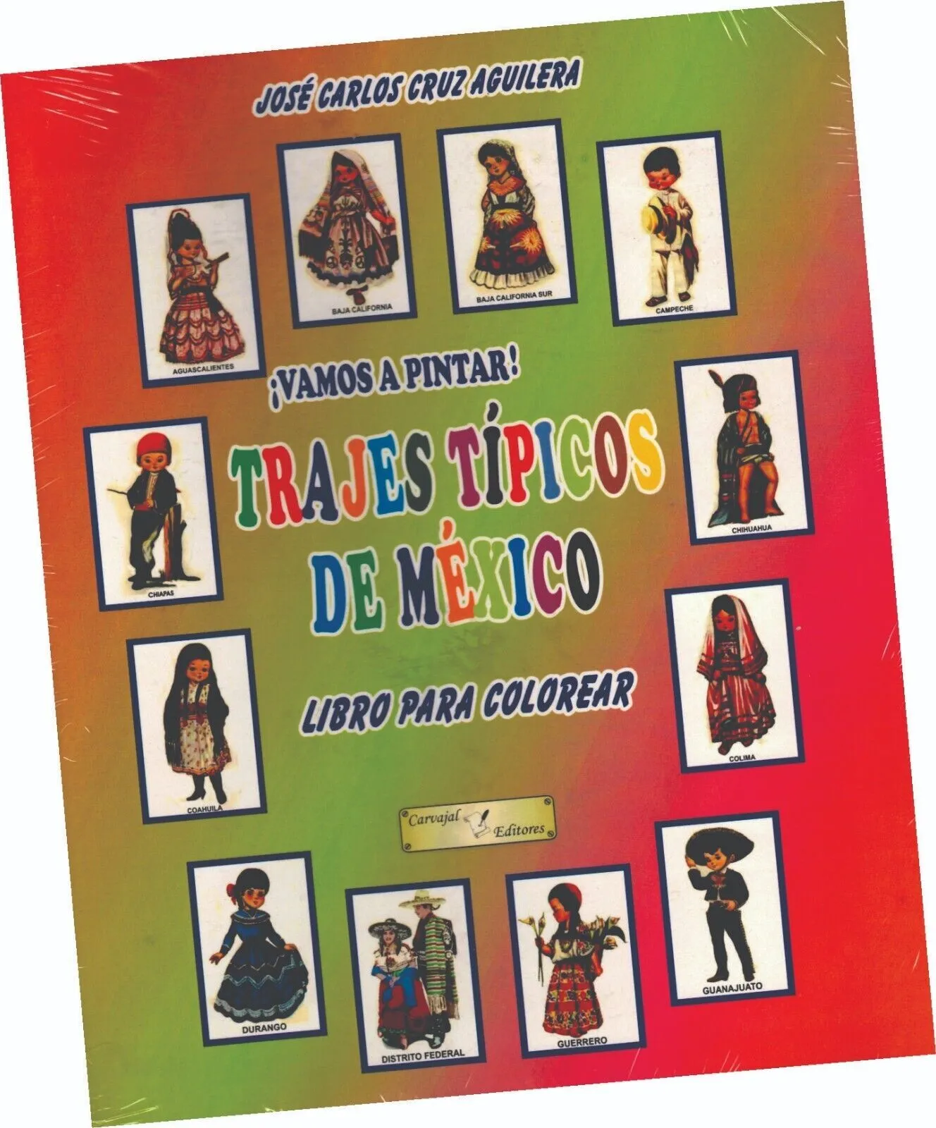 LIBRO PARA COLOREAR "TRAJES TÍPICOS DE MÉXICO", EN ESPAÑOL | eBay