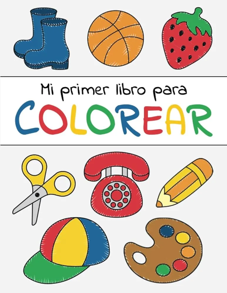 Mi primer libro para colorear: A partir de 1 año | Libro de dibujar para  niños y niñas (Spanish Edition) : Muso Press: Amazon.com.mx: Libros