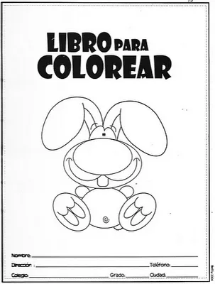 LIBRO PARA COLOREAR | Educación Preescolar