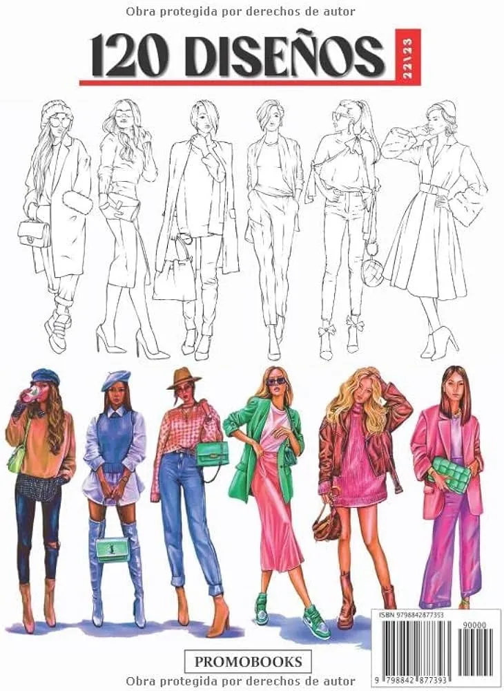 Libro de colorear de moda para adultos: 120 hermosos dibujos de moda para  colorear / Libro de colorear de moda para mujeres / Colorear de moda para  ... de la moda /