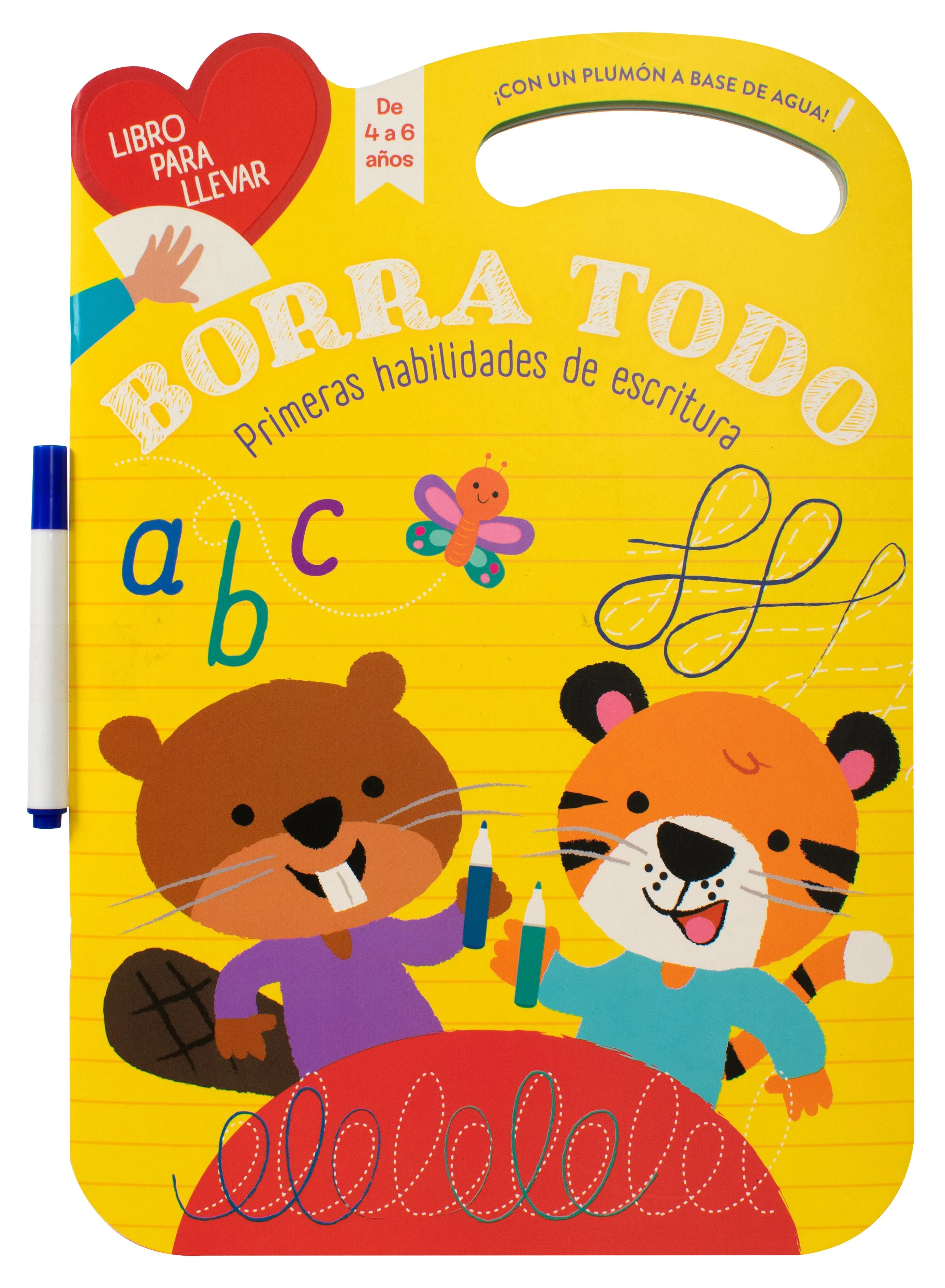 Libro infantil borra todo: Primeras habilidades de escritura - Librotea