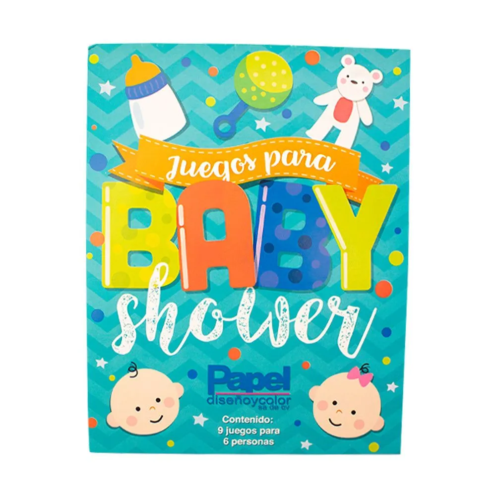 Libro de juegos Baby Shower 1pza – Mimicourt - Arma tu fiesta