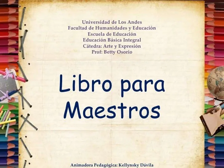 Libro para maestros