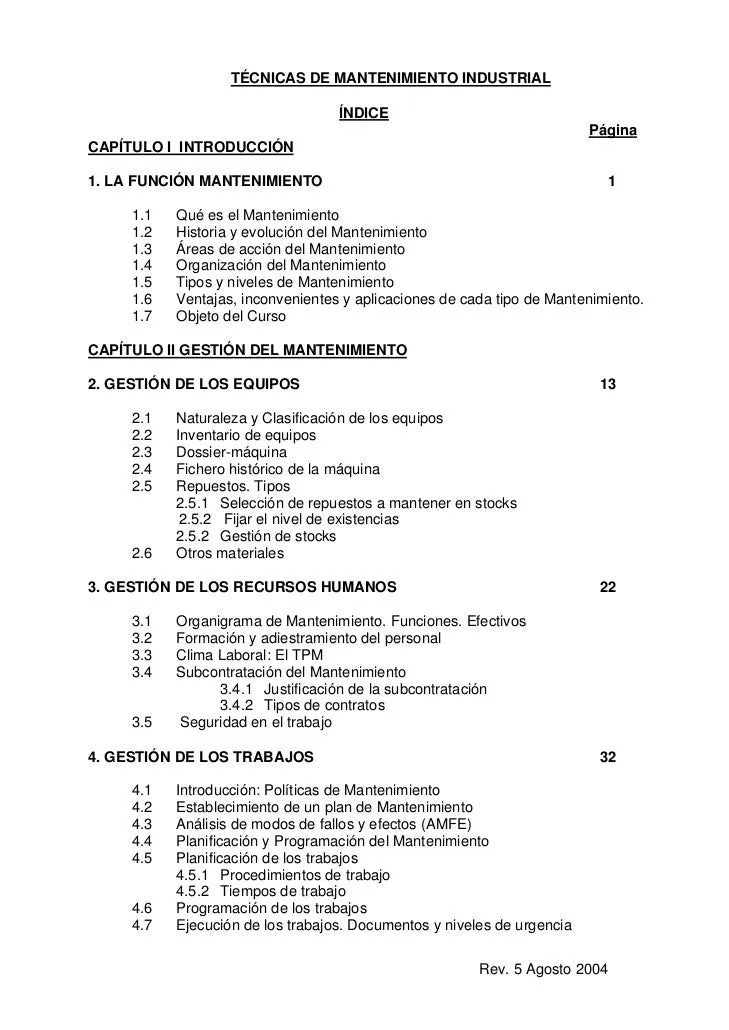 Libro de mantenimiento industrial.