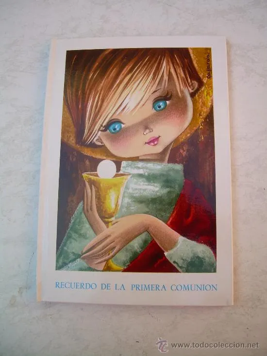 LIBRO DE RECUERDO DE PRIMERA COMUNIÓN - PARA NIÑO - DIBUJOS GALLARDA ...