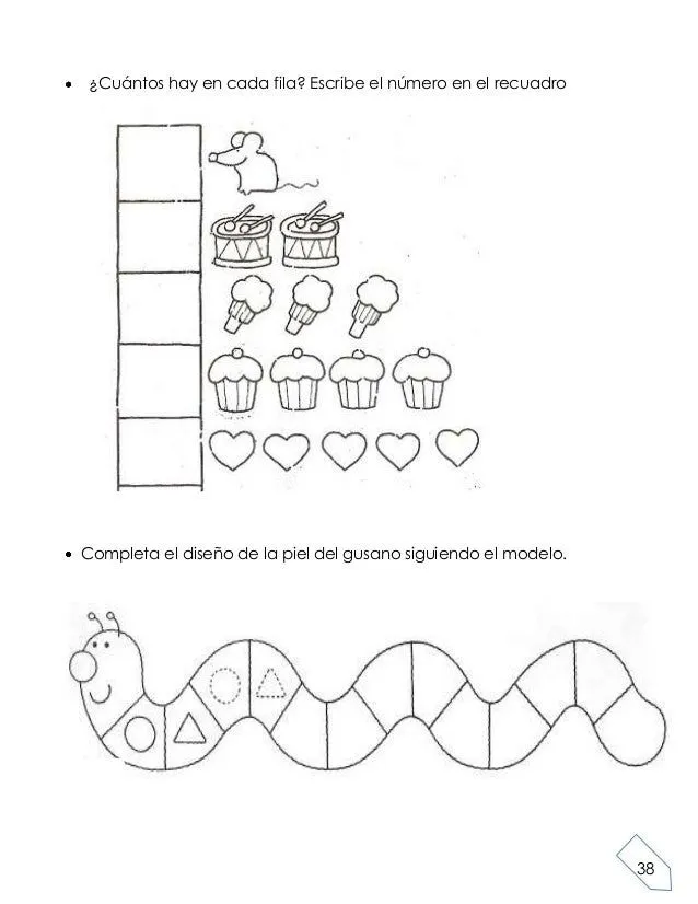 Libro de tareas para preescolar