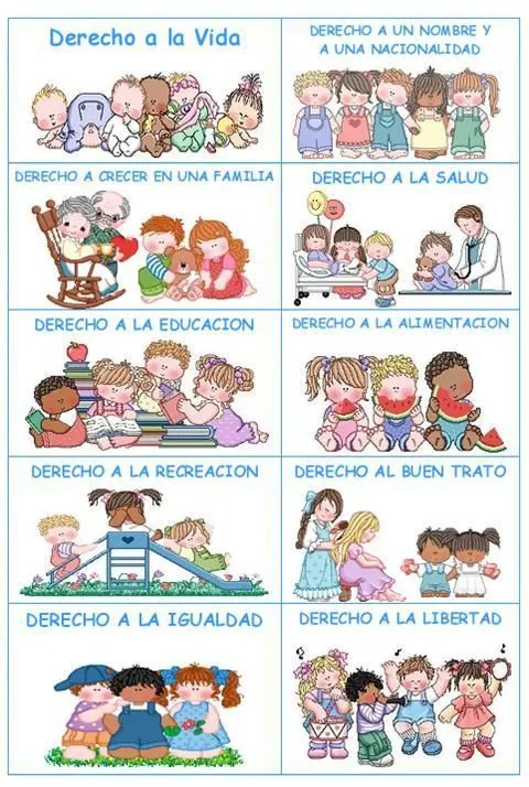 PREESCOLARES: Derechos y deberes de los niños | Libros, poemas ...