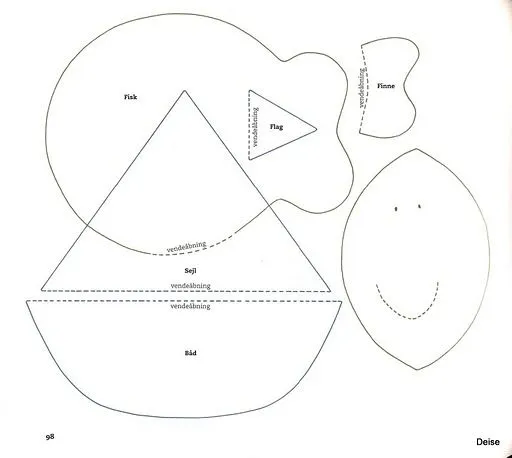 Moldes para apliques infantiles - Imagui