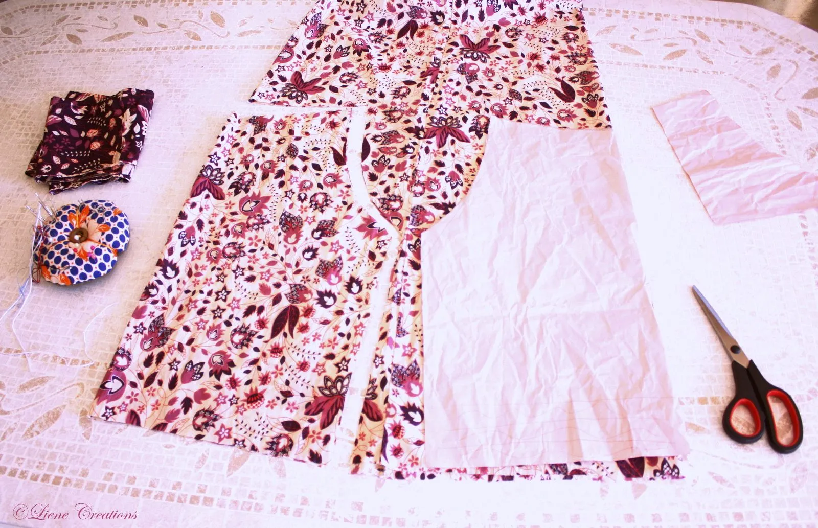 Liene Creations: DIY: Peasant top from dress/ Top estilo campesino ...