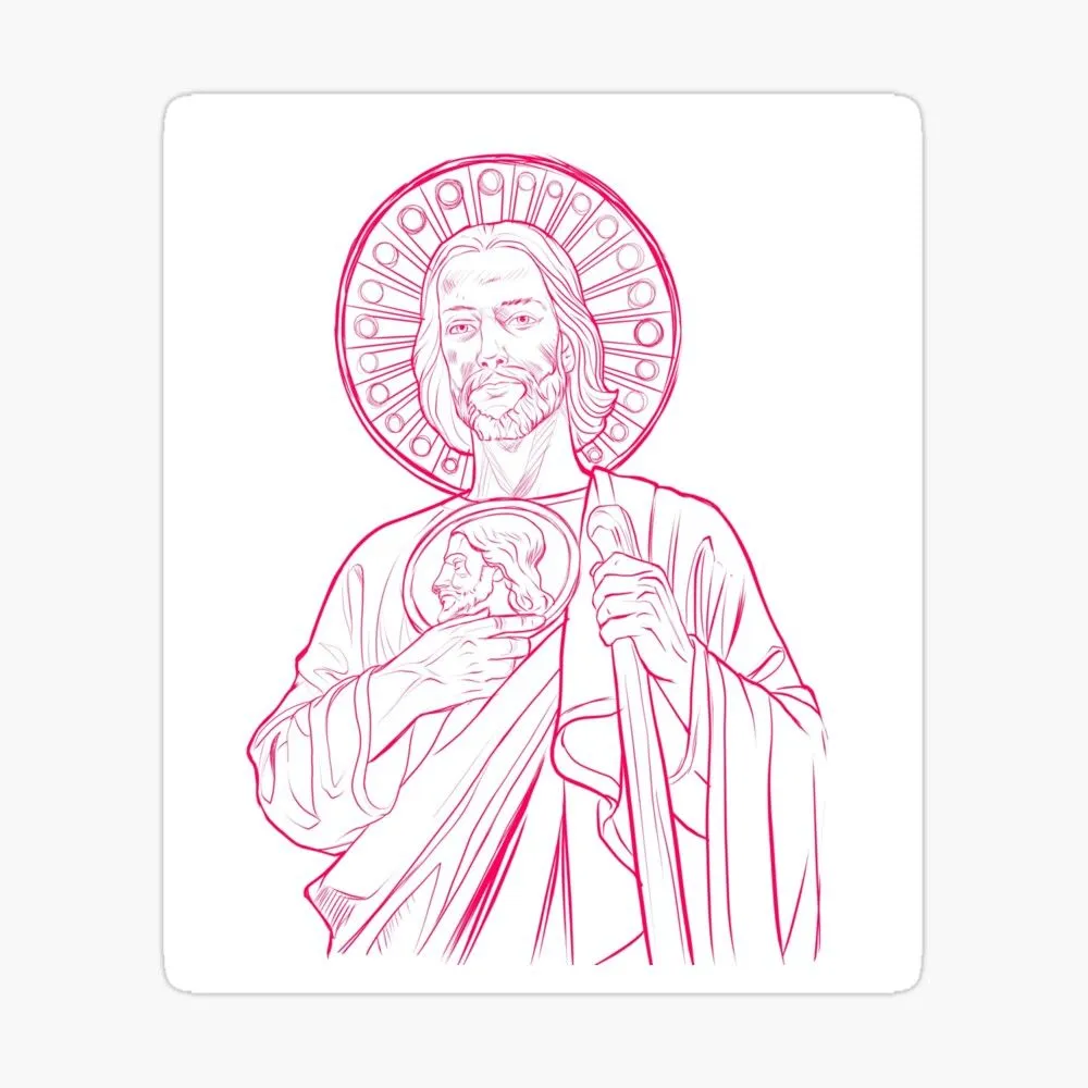 Lienzo for Sale con la obra «San Judas» de Tonbbo | Redbubble