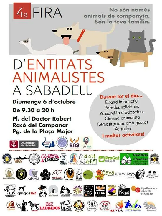 Liga protectora de animales de sabadell - Actividades