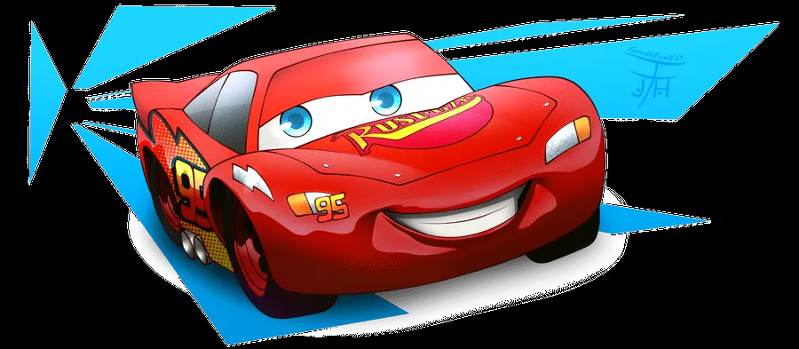 Lightning Mcqueen Vector images