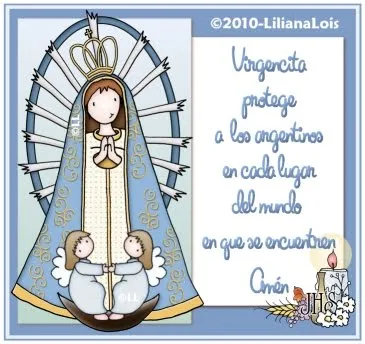 Liliana Lois Diseños: Virgen de Lujan