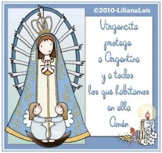 Liliana Lois Diseños: Virgen de Lujan