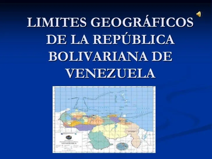 Limites geográficos de la república bolivariana de venezuela222