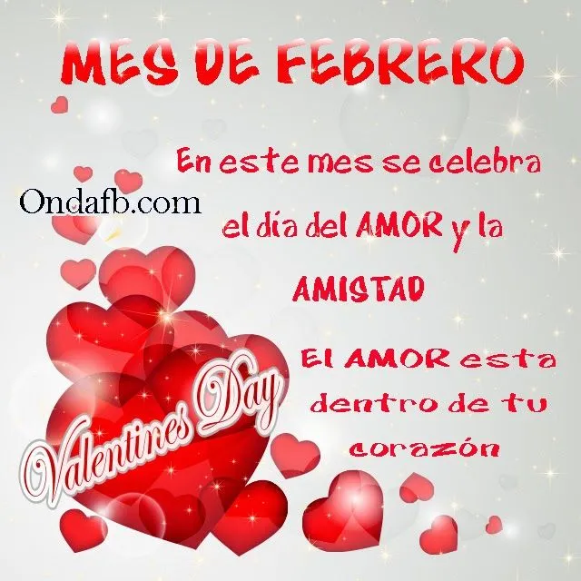 Linda Imagen de amor del mes de febrero por el día de la amistad y del