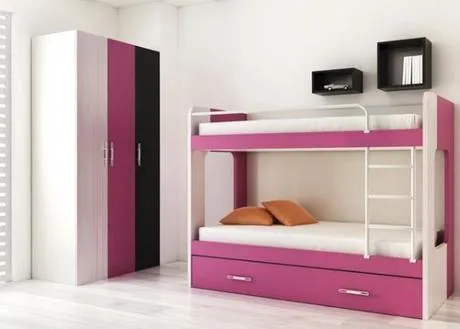 Lindas camas camarote para dormitorio de niñas - Paperblog