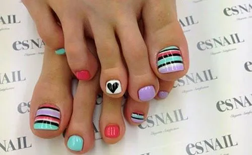 Lindisima Blog: 14 Diseños para las uñas de tus pies