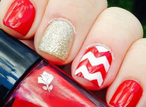 Lindisima Blog: Diseños de uñas fáciles en rojo