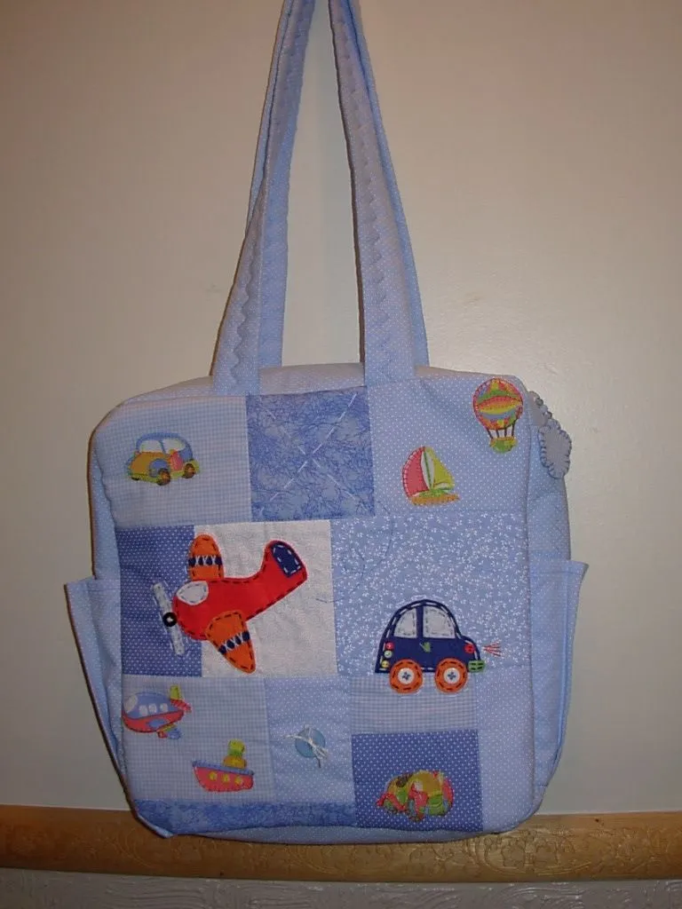 QUE LINDO PATCHWORK: Bolsa de Bebê Transportes