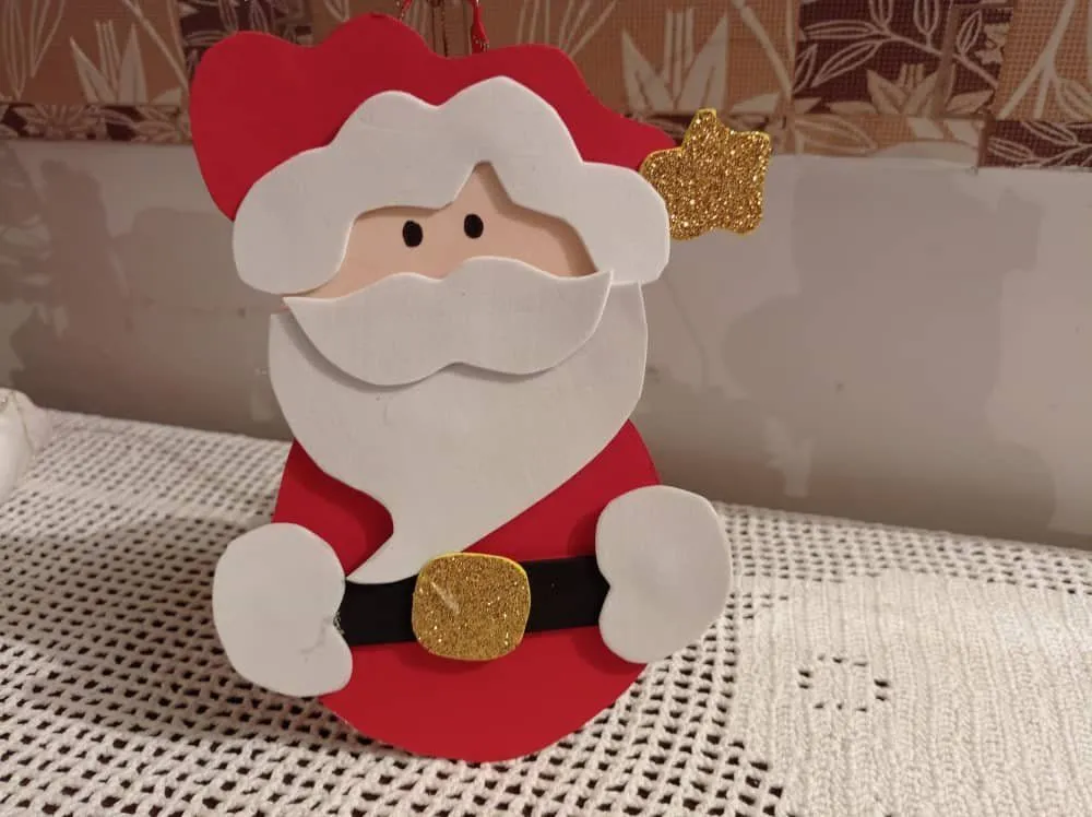 Como hacer un lindo santa claus decorativo - How to make a nice decorative santa  claus 