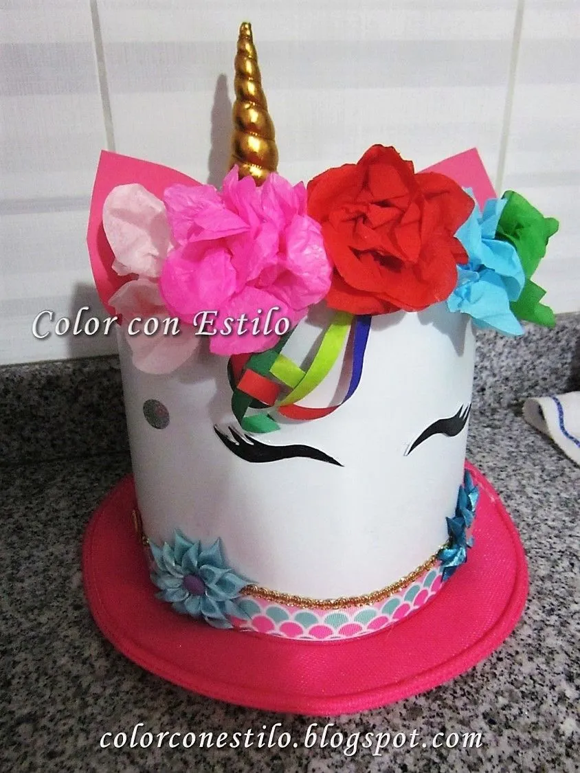 Lindo!!! Sombreros locos, Sombrero de unicornio