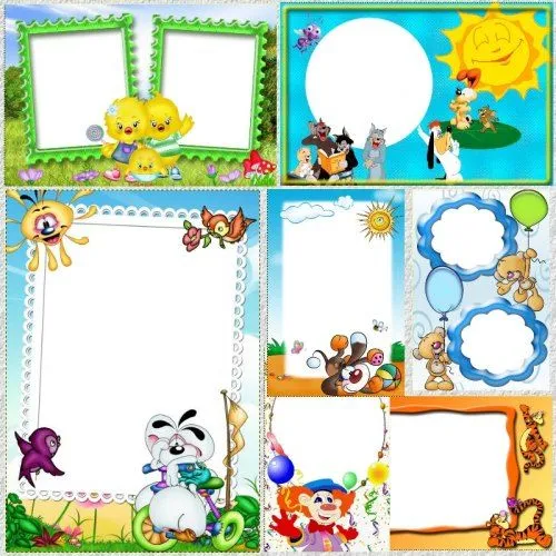 Frames psd infantiles - Imagui