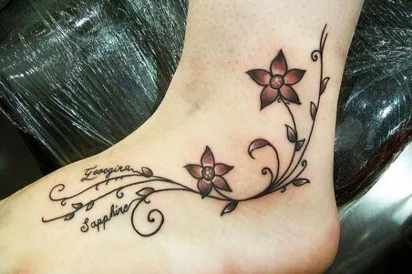 Lindos Tatuajes : tatuajes para los pies