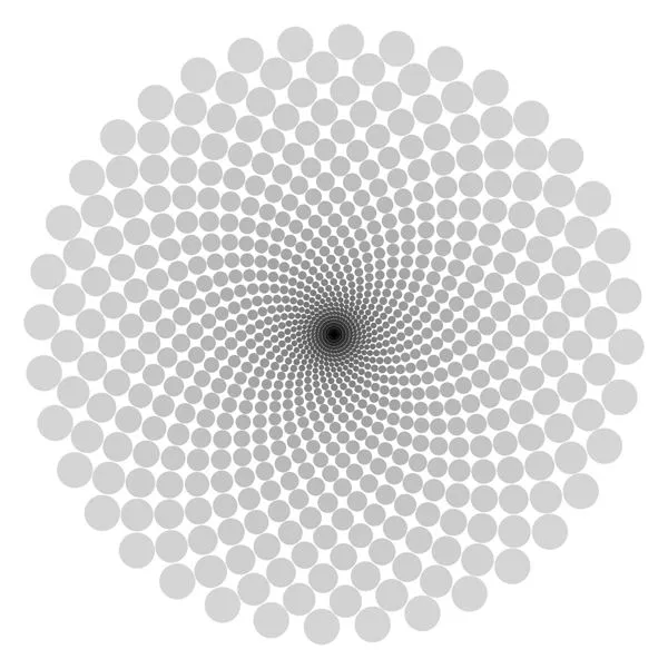 Lineas y circulos invisibles. Ilusión óptica. | Acertijos y mas cosas