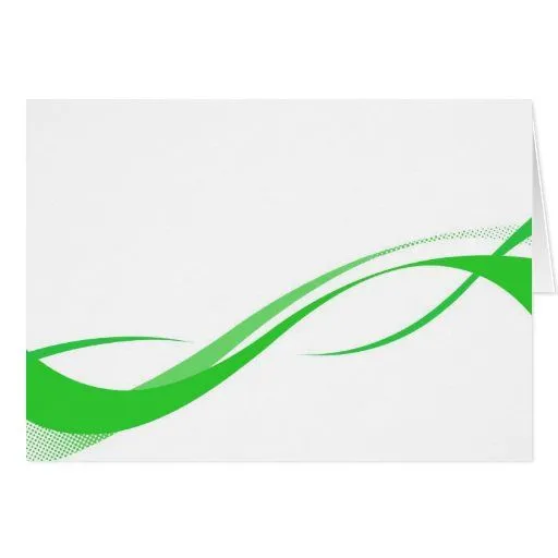 Líneas verdes abstractas fondo de Swoosh Tarjeta Pequeña | Zazzle