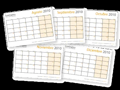 Linegraphics Blog: Calendario Mensual 2010: Descarga gratis.