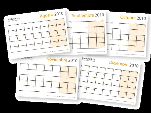 Linegraphics Blog: Calendario Mensual 2010: Descarga gratis.