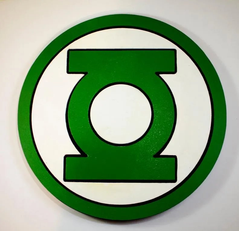 Linterna Verde: Logo en relieve | La Maquina Z