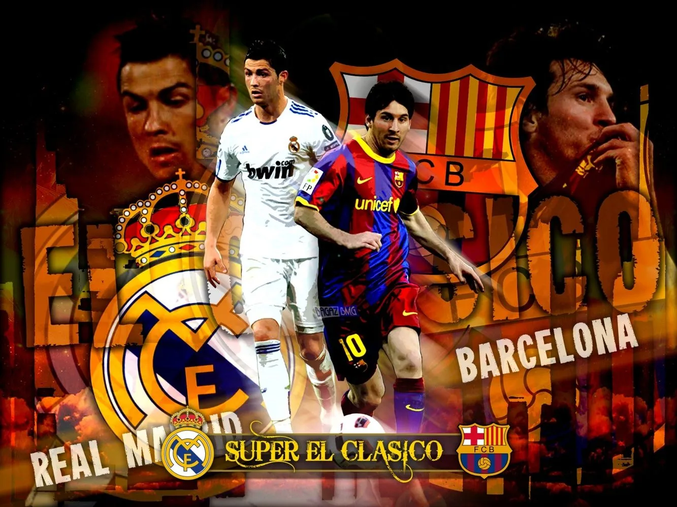 Lionel Messi & Cristiano Ronaldo Wallpaper