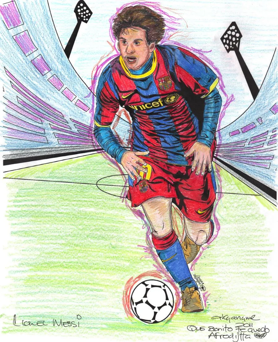 Lionel Messi colouring book by akyanyme on DeviantArt