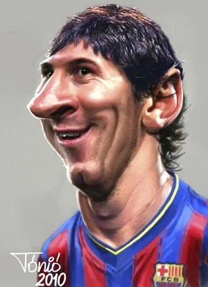 lionel messi: lionel messi caricature