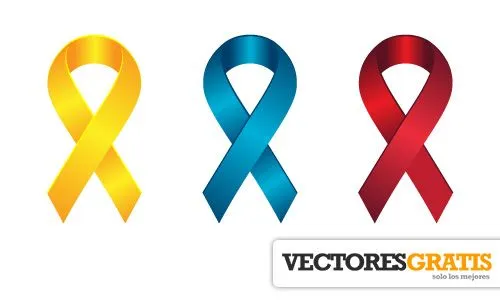 Listones de Diferentes Colores en Vector | Vectores Gratis