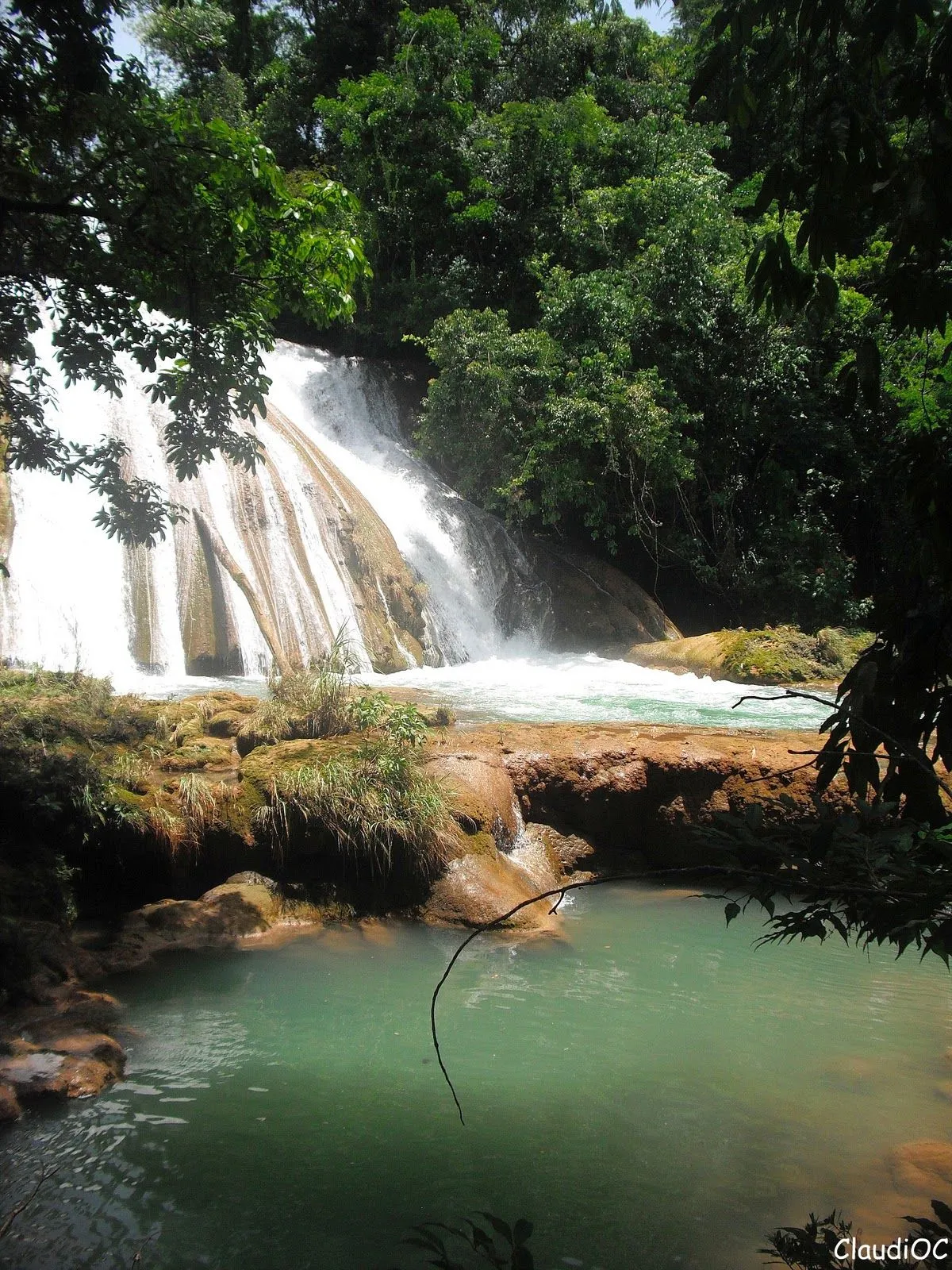 Literatura y Mundo Maya: Cascadas de Agua Azul