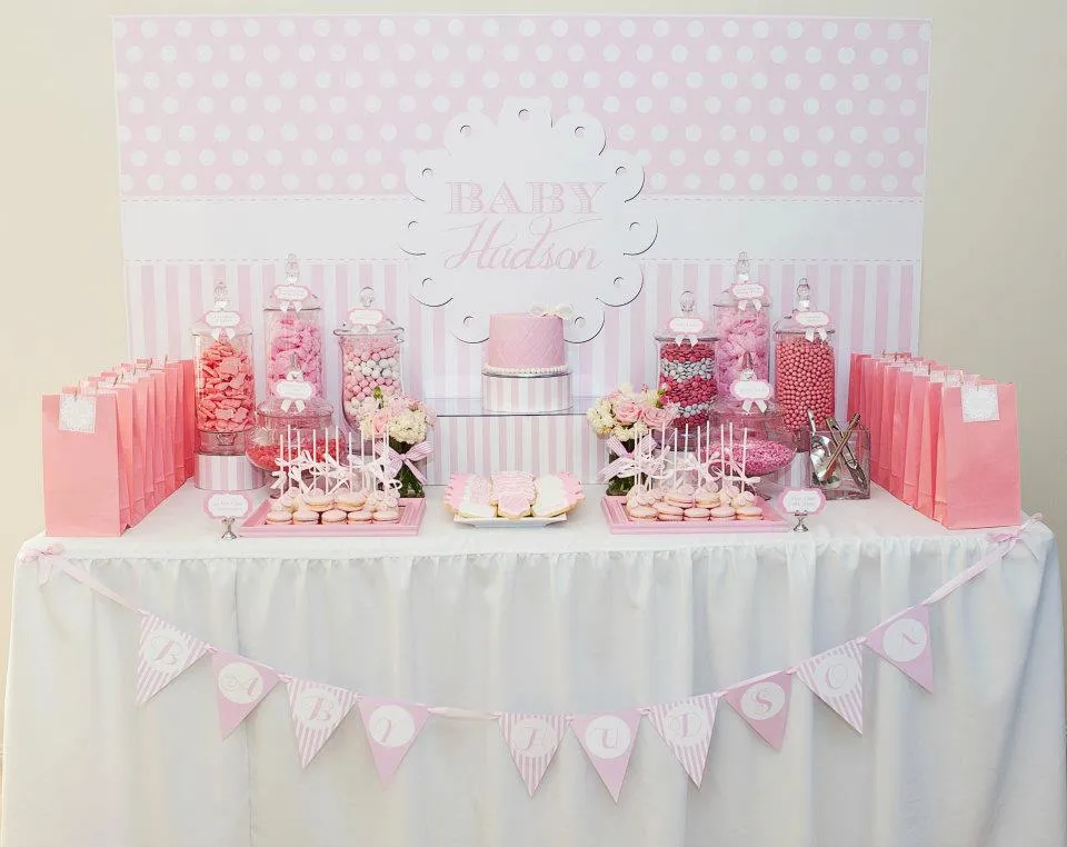 Little Big Company | The Blog: Pink and White Baby Shower by Life ...