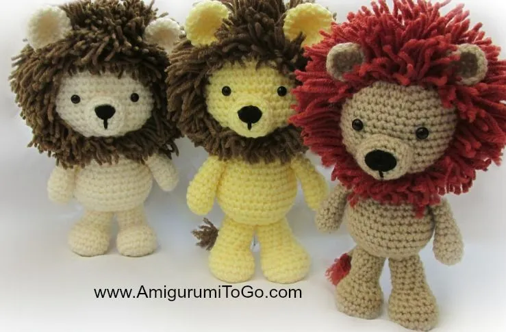 Little Bigfoot Lion 2014 ~ Amigurumi To Go