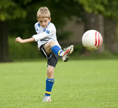 Little boy playing football | Flickr - Photo Sharing!