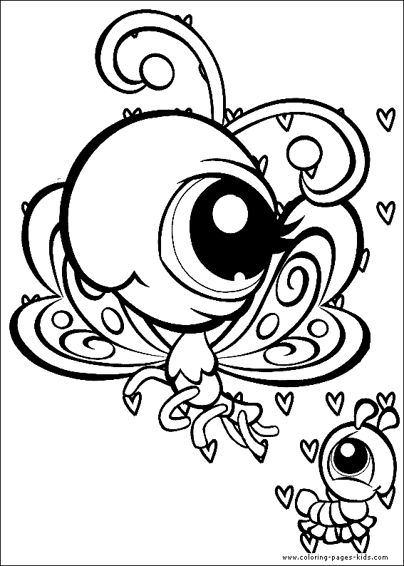 Littlest Pet Shop color page - Coloring pages for kids - Cartoon ...