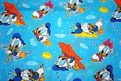 LittleWonderlandFriends: Disney Baby Donald Duck Daisy So Blue! Fabric