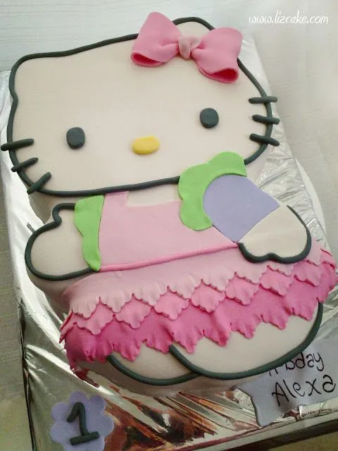 Liz Cake: Pastel de Hello Kitty