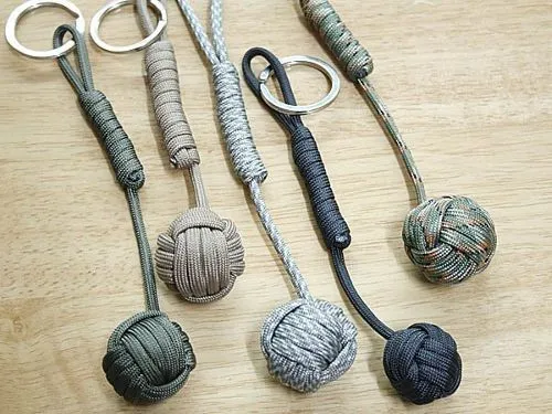 Llaveros caseros hechos a mano con cordel y nudo marinero | DIY ...