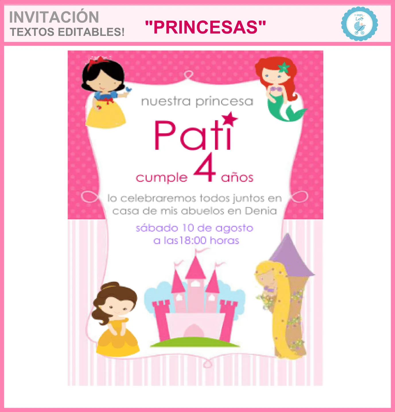 y llegó... Leo: Invitaciones