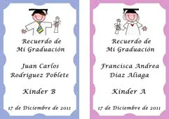 Accesorios y Encintados: * Bolsitos Graduación