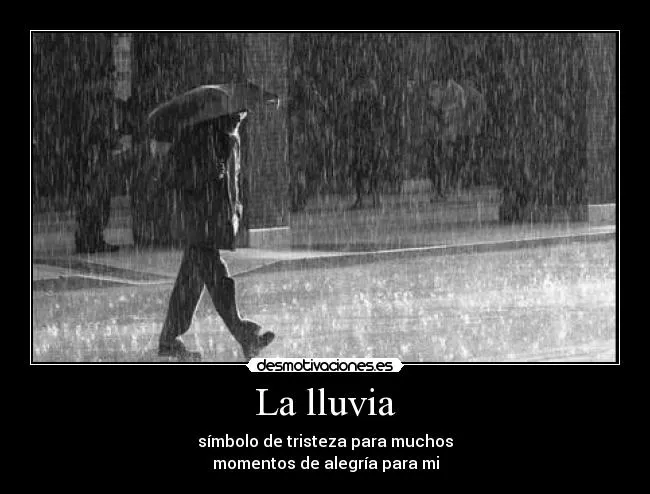 La lluvia | Desmotivaciones