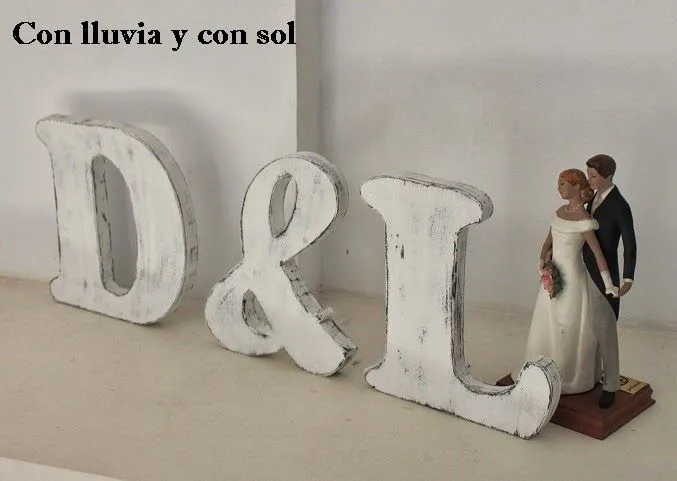 Con lluvia y con sol shop: LETRAS ESTILO VINTAGE PARA LA BODA DE ...