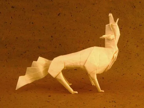 Lobo de Jon Tucker | El arte del Origami